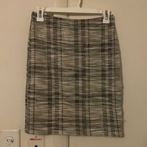 LAST CHANCE Plaid black and white mini skirt